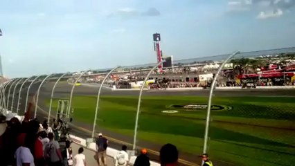 Daytona 300 crash 23_2_13 Spectator view