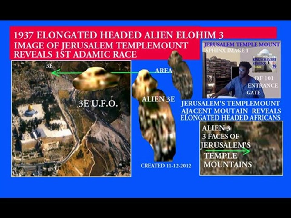 jerusalem's elongated headed african ancient of days dome of the chain 22 face discovery