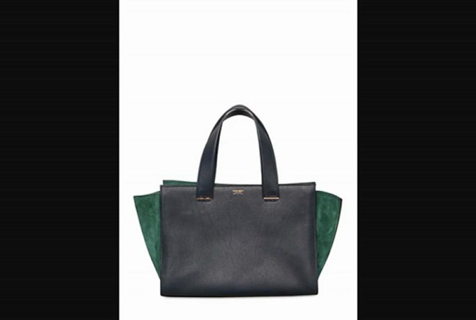 ⁣Giorgio Armani  Mini Shopping Suede & Leather Tote Uk Fashion Trends 2013 From Fashionjug.com