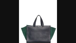 Giorgio Armani  Medium Suede & Leather Tote Uk Fashion Trends 2013 From Fashionjug.com
