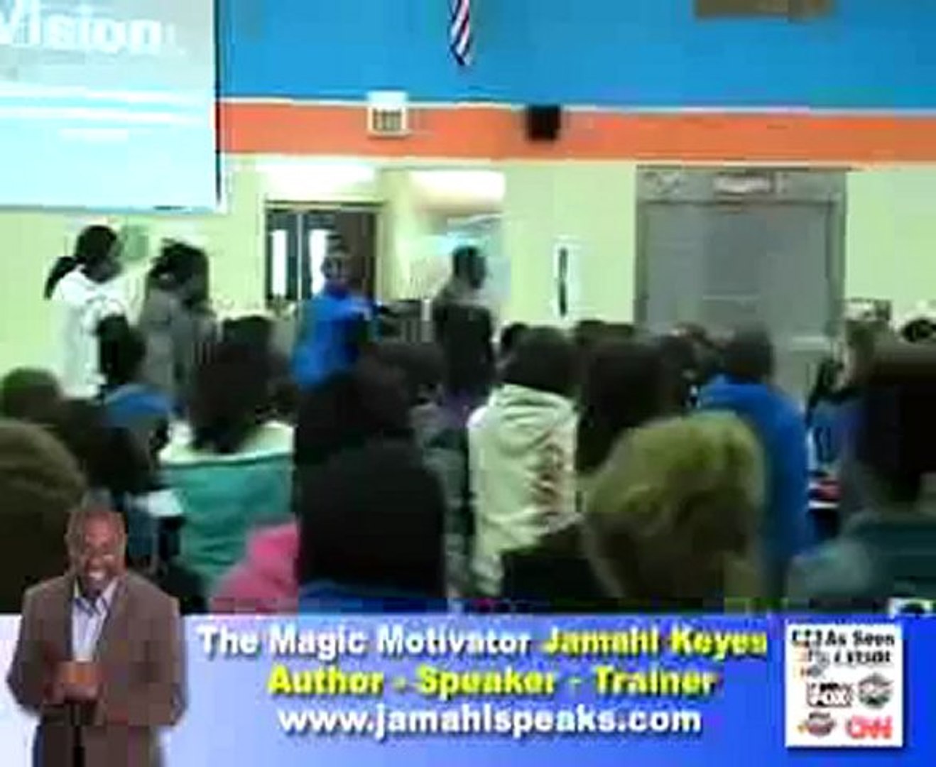 Jamahl Keyes Recognized School Assembly Speaker.