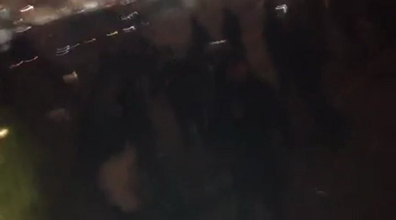 12 J25  REIMS SAINT ETIENNE : incidents CRS SUPPORTERS