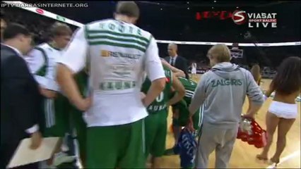 Eurolyga. Žalgiris - Panathinaikos 2013.02.21 2kelinys