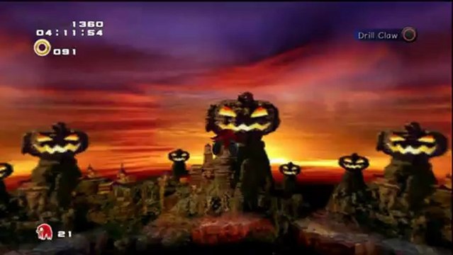 Sonic Adventure 2 Battle - Hero - Knuckles : Pumpkin Hill - Mission 2 : Ramasse 100 anneaux !