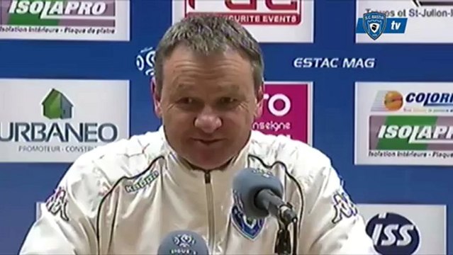 L1 / 2012-13 : Troyes 0-0 Bastia : Réaction de F. Hantz