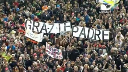 Papa 16. Benedik'in son pazar ayini