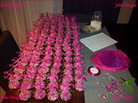Confection de dragées mariage par Jolie Dragée