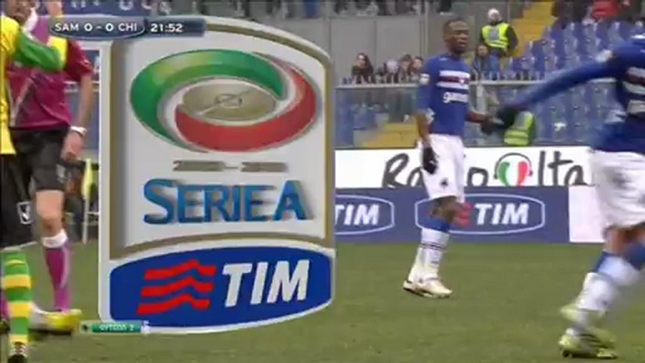 Сампдория - Кьево 1 тайм