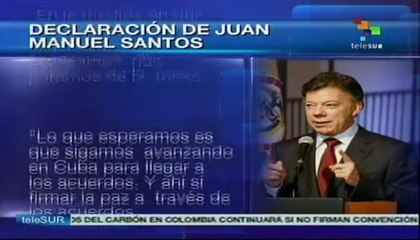 Gobierno colombiano dejará diálogos si no hay acuerdos