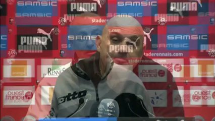 Conférence de presse Stade Rennais FC - FC Sochaux-Montbéliard : Frédéric  ANTONETTI (SRFC) - Eric HELY (FCSM) - saison 2012/2013