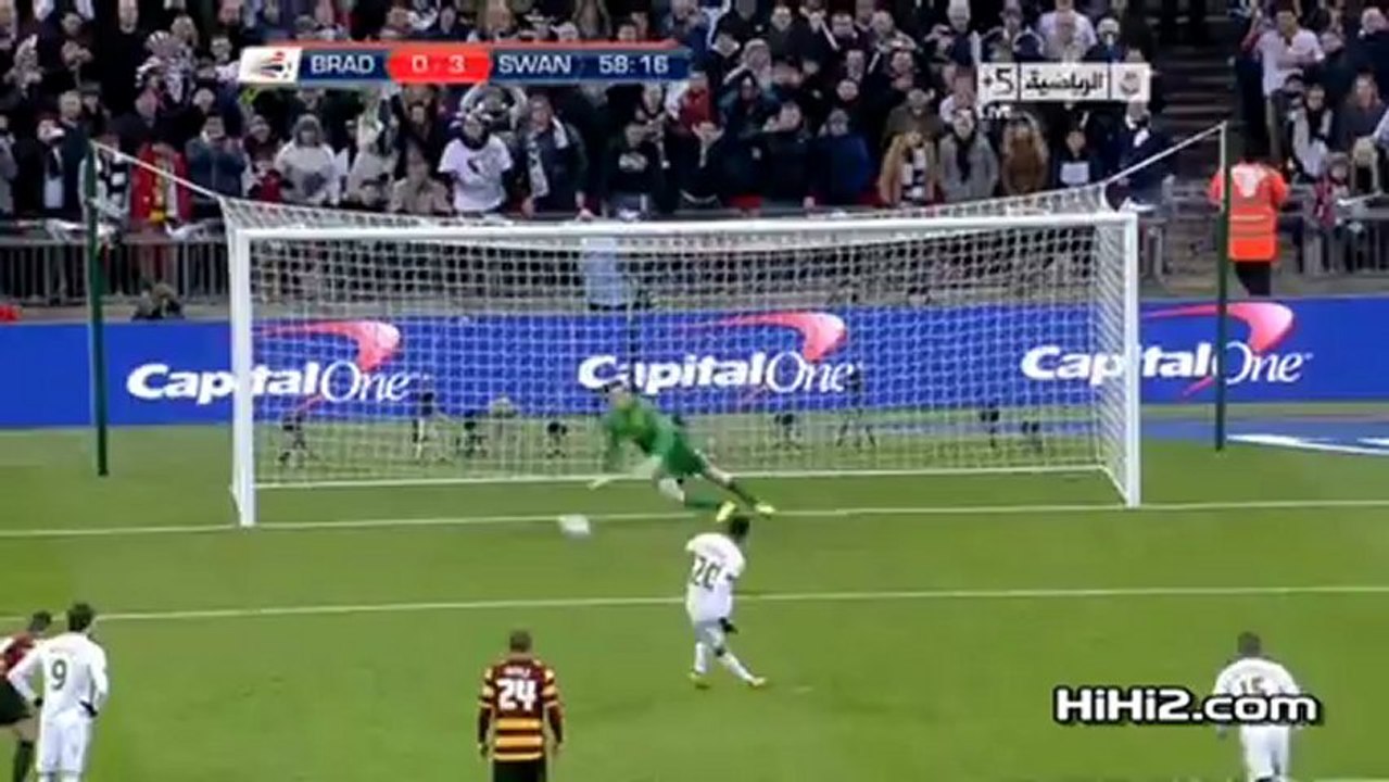 هدف جوزمان - سوانزي 4-0 برادفورد