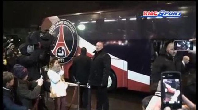 PSG - OM / L'arrivée des Parisiens au Parc des Princes - 24/02