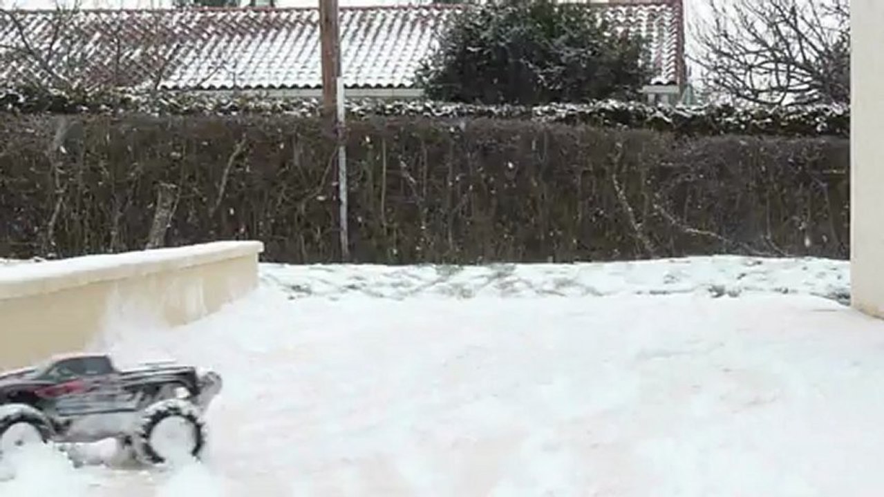 Savage flux sur neige/glace