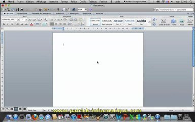 Tuto Mac - Word 2011 - Zone de texte - Extrait