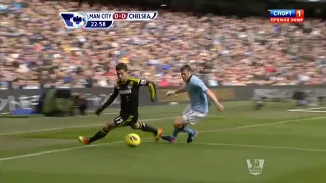 Чемпионат Англии 2012-13 / 27 тур / Манчестер Сити-Челси / 1 тайм / 24.02.2013