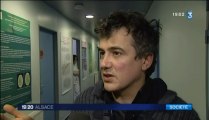 Patrick pelloux en Soutien aux urgences du CHU strasbourg (14/2/13)