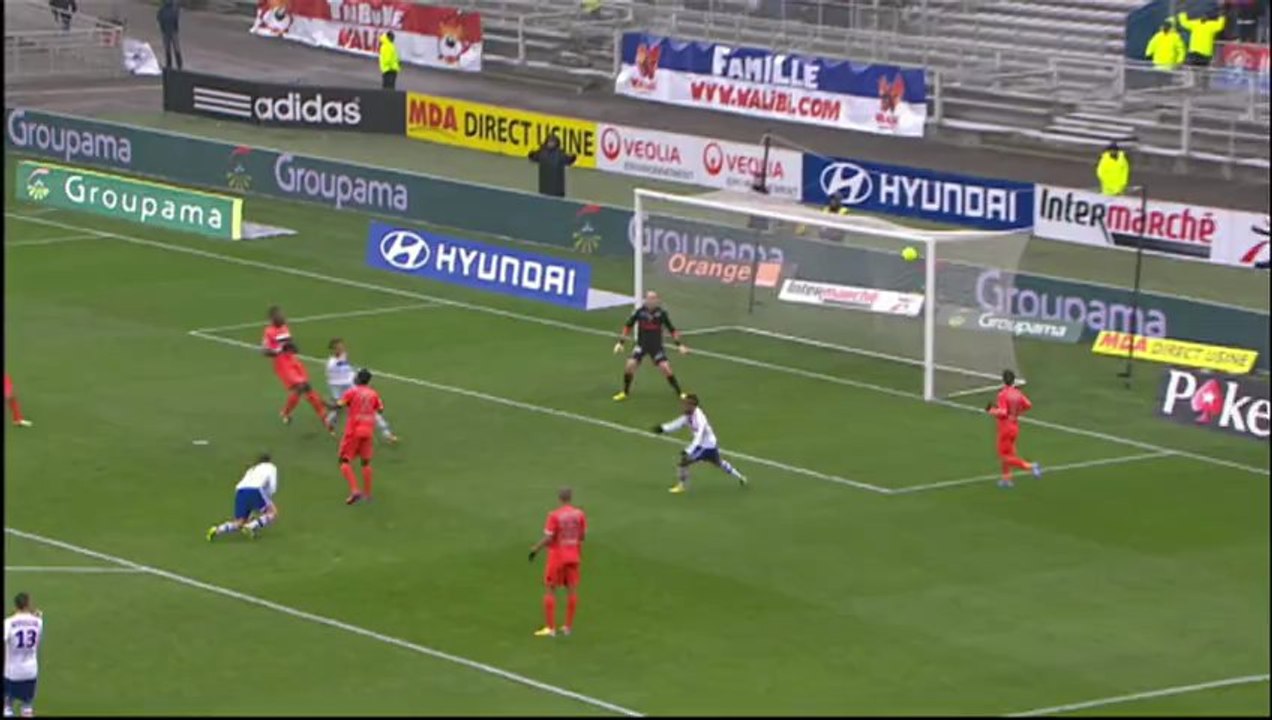 But Lisandro LOPEZ (24ème) - Olympique Lyonnais - FC Lorient (3-1) - saison 2012/2013