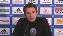 Conférence de presse Olympique Lyonnais - FC Lorient : Rémi GARDE (OL) - Christian  GOURCUFF (FCL) - saison 2012/2013