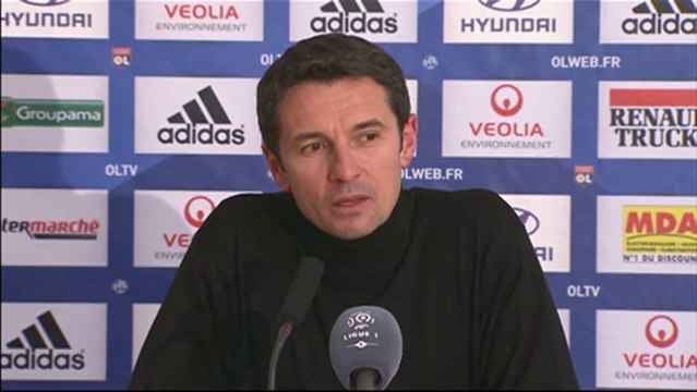 Conférence de presse Olympique Lyonnais - FC Lorient : Rémi GARDE (OL) - Christian GOURCUFF (FCL) - saison 2012/2013
