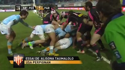 Perpignan-Stade Français: 32-16 - J19 - Saison 2012/2013