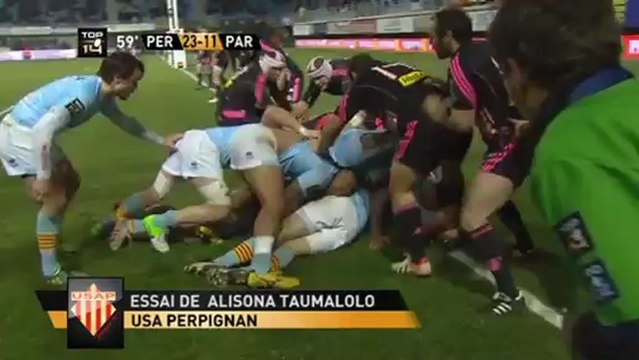 Perpignan-Stade Français: 32-16 - J19 - Saison 2012/2013