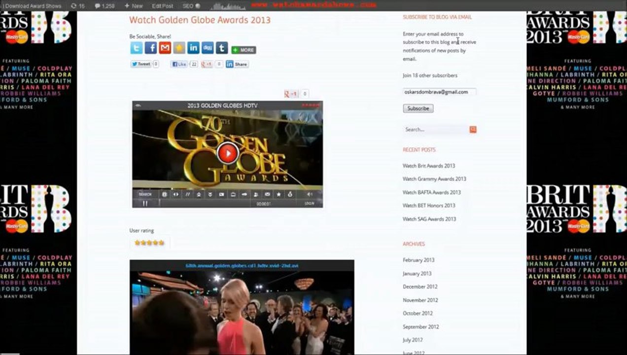Academy Awards DVD Rip