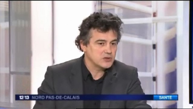 Patrick Pelloux en soutien aux urgences de Roubaix JT FR3 nord pas de calais 22/02/13