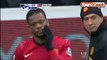 [www.sportepoch.com]45 ' foul - Patrice Evra frontcourt by opponents against pain lying on the ground