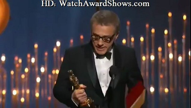 Christoph Waltz acceptance speech for Best Support actor Academy Awards 2013 [HD]