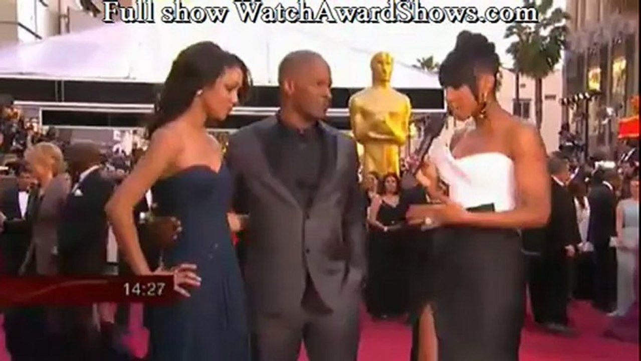 Jamie Foxx and Daniel Day-Lewis Academy Awards 2013 red carpet interview [HD]