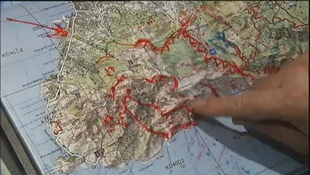 Incendie fixé dans le parc des calanques à Marseille