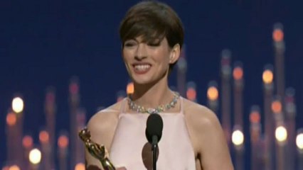 Oscars 2013: Anne Hathaway's acceptance speech