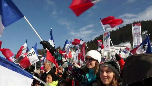 Dans l'ambiance de la Coupe du Monde de ski de Méribel 2013