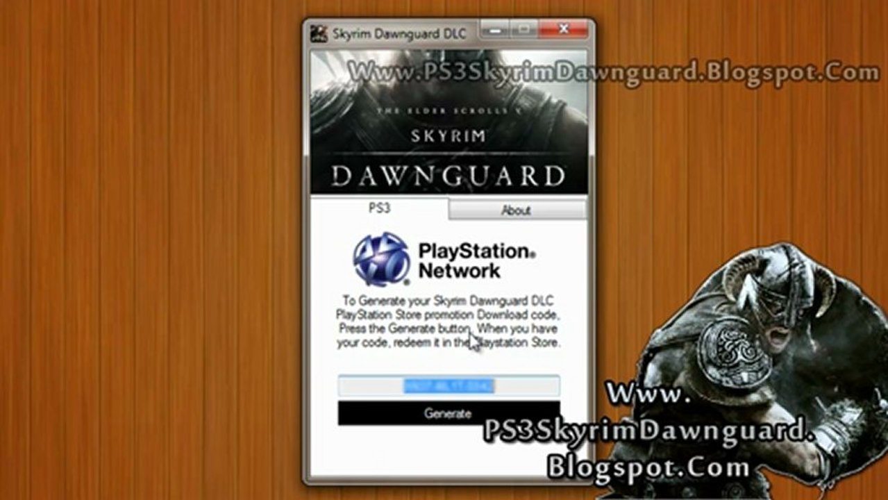 Skyrim Dawnguard DLC Codes - Free - PS3