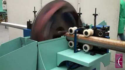 hệ thống làm sạch, mài và đánh sọc ống inox tự động