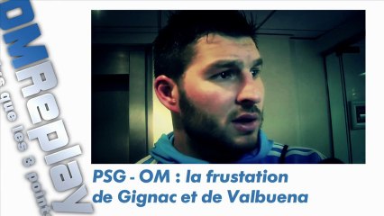 PSG-OM : la frustration de Gignac et Valbuena