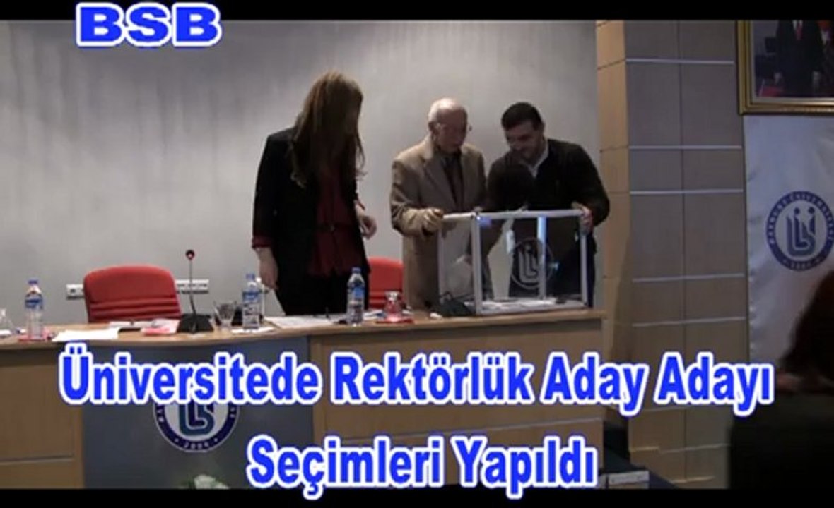 BÜ'de rektörlük aday adayı seçimleri yapıldı