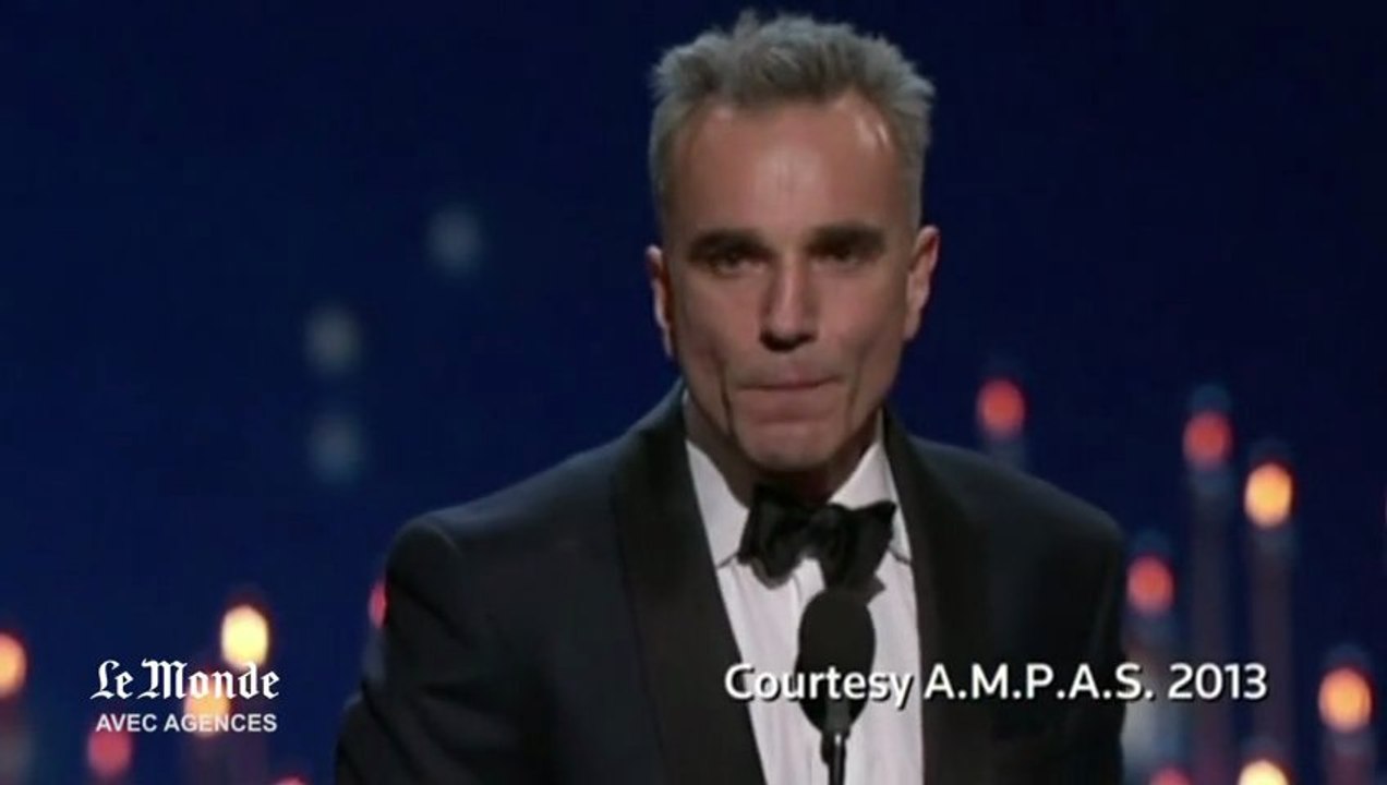 Avec humour, Daniel Day-Lewis reçoit son troisième Oscar de meilleur acteur