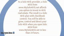 Solo 401k Investments And Procedure For Investing In Real Estate