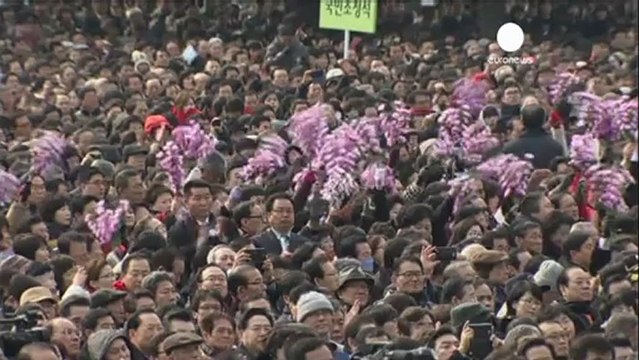 Park Geun-hye jura el cargo como presidenta de Corea del Sur