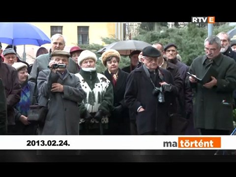 Ma történt A kommunizmus áldozataira emlékeztek 2013.02.24
