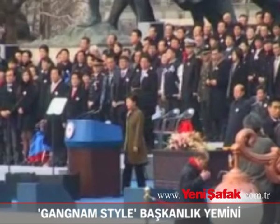 'Gangnam Style' başkanlık yemini