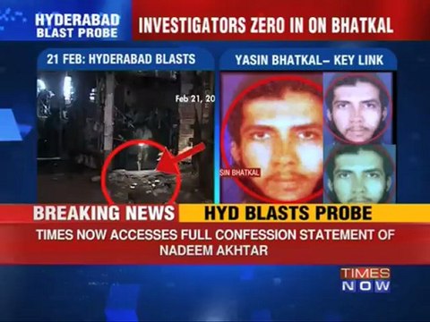 Yasin Bhatkal - the key link to Hyderabad blasts.