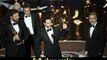 Grant Heslov accepts the Best Picture award for Argo onstage Oscar Awards 2013
