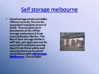 Why a Business Need Self Storage
