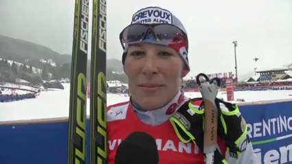 Coraline Hugue 10eme du team sprint