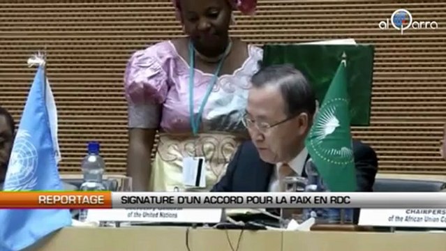 Signature d’un accord pour la paix en RDC