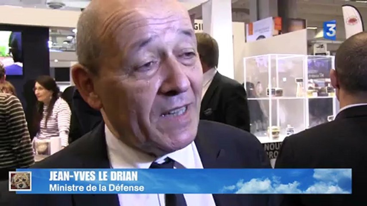 SIA 2013 : Jean-Yves Le Drian sur la démission de Goulven Brest