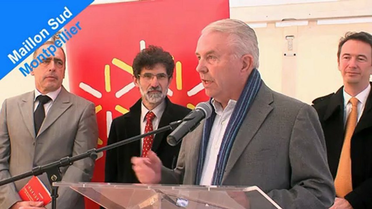 Maillon Sud Montpellier : Inauguration de la 1ère phase du chantier - 23/12/2012