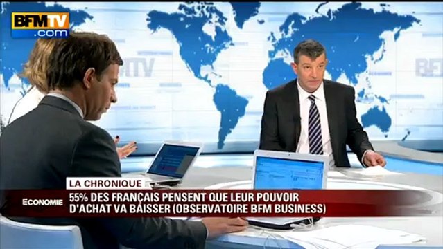 Chronique éco de Nicolas Doze : 55% des Français pensent que leur pouvoir d’achat va baisser - 25/02